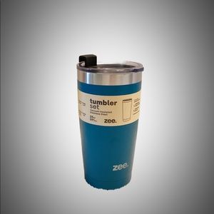 20oz Tumbler set by ZEE.  NWTS Keeps drinks hot and cold.  Stainless steel.